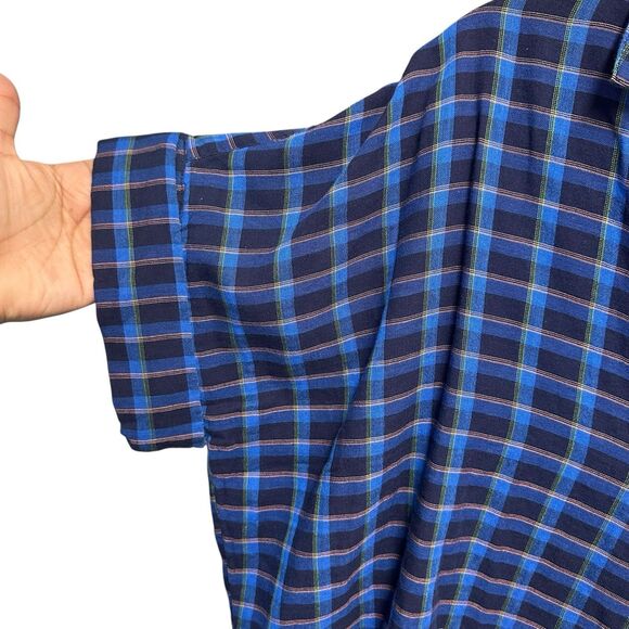 Madewell Blue Plaid Blouse - Picture 6 of 9